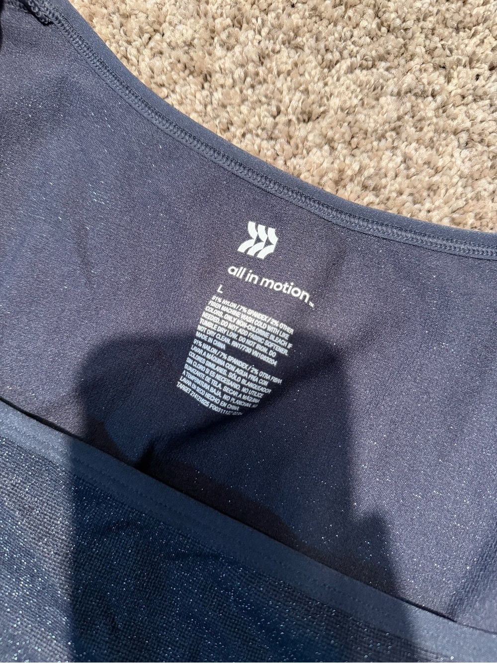 Women’s All In Motion Long Sleeve Square Neck Crop Tops - Picture 4 of 5
